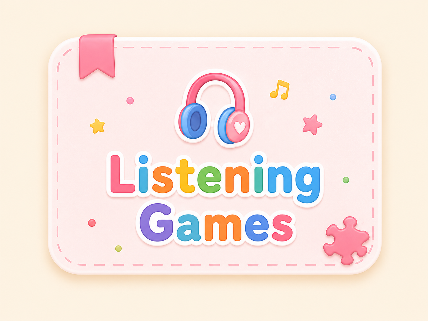 Listening Games card